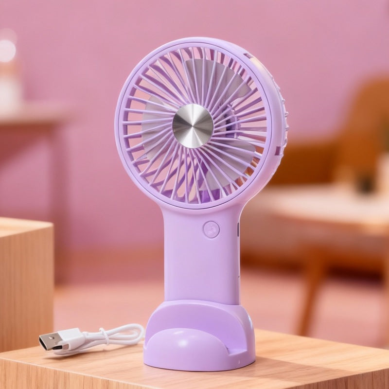 Women Portable USB Mini Hand Fan Bowlift