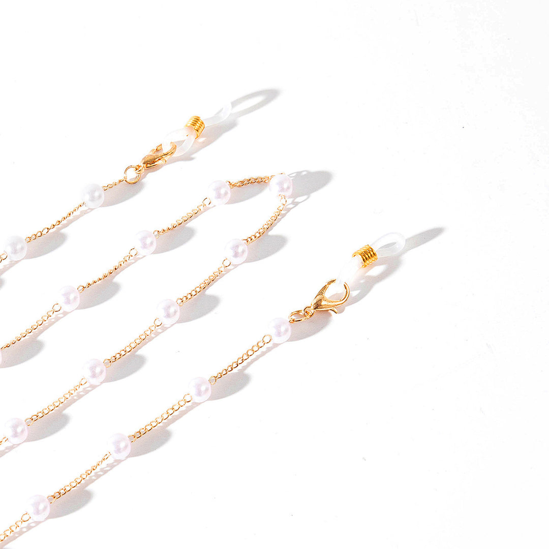 Elegant Pearl Bead Eyewear Chain Bowlift