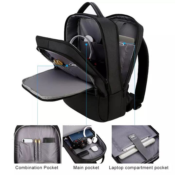 Eleganter Business Backpack with Reinforced Protection System Bowlift