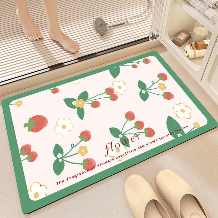 Decorative Honeycomb Bath Mat Bowlift