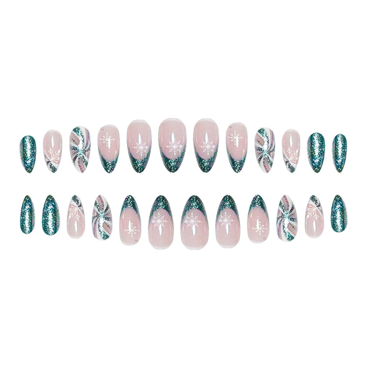 Elegant Glittery Nail Art Enhancements Bowlift