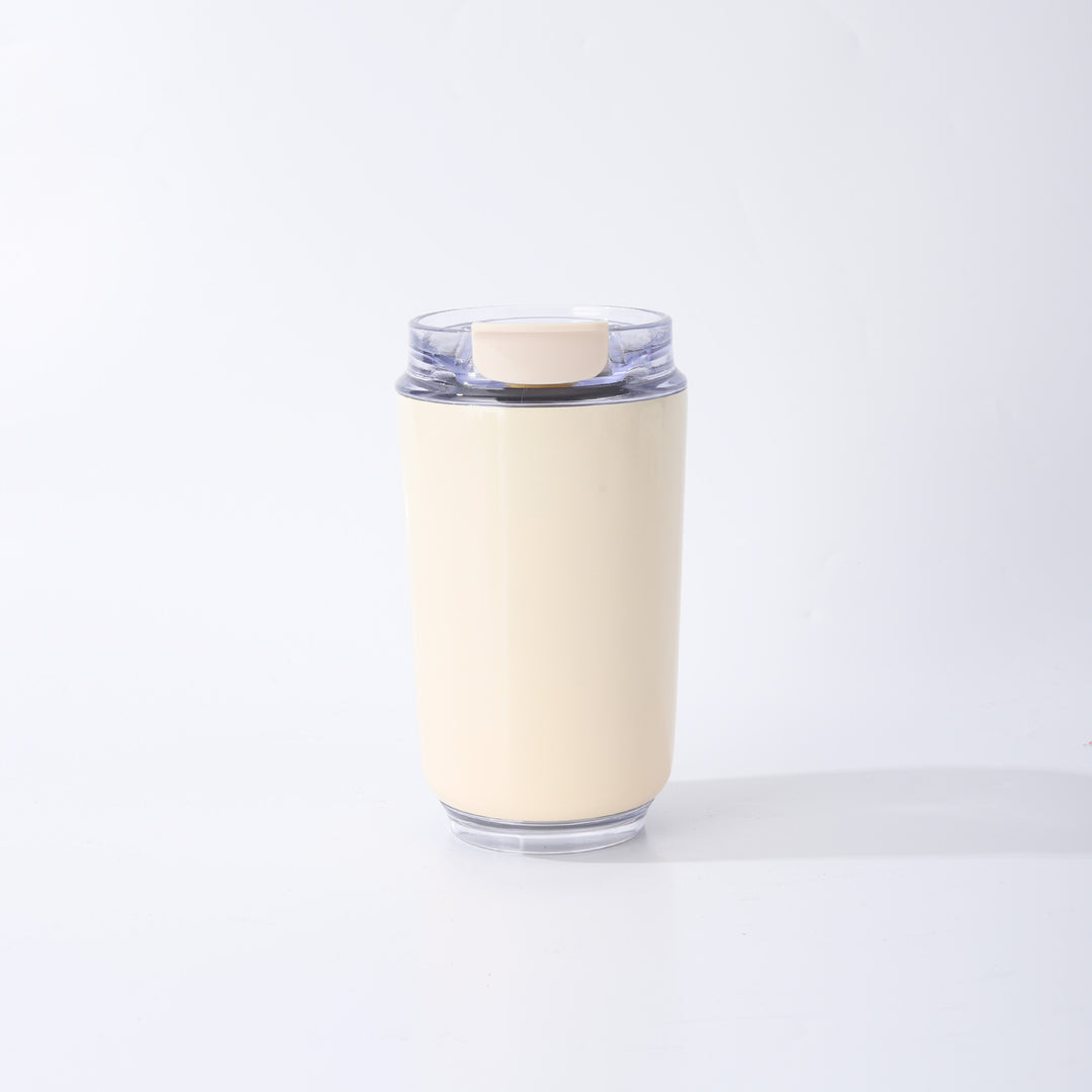 Ladies elegant insulating cup with thoughtfully designed drinking lid Bowlift