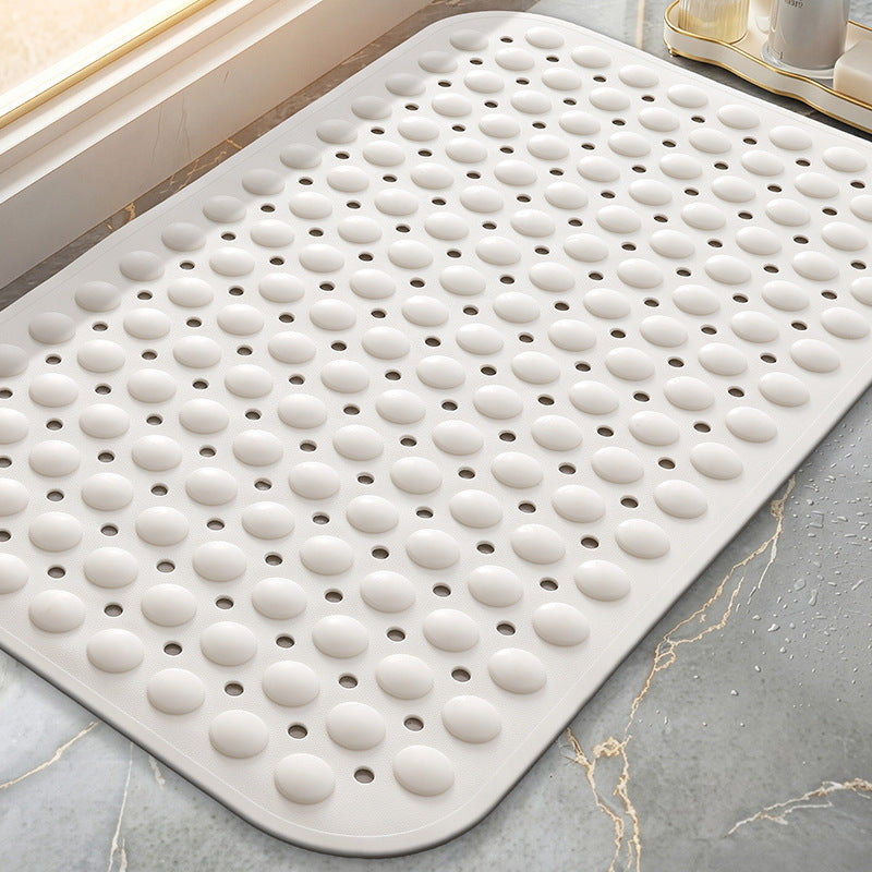 Textured Anti-Slip Bath Mat With Raised Drainage Nodules Bowlift