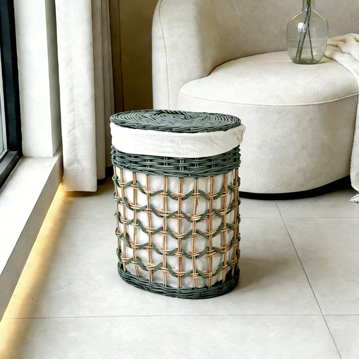 Mood-enhancing laundry basket Bowlift