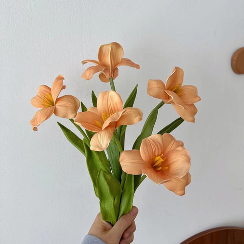 Lifelike Decorative Faux Floral Bouquet