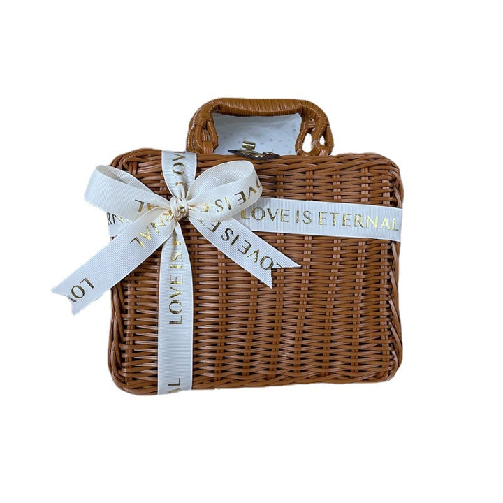 Women classic rattan handbag Bowlift