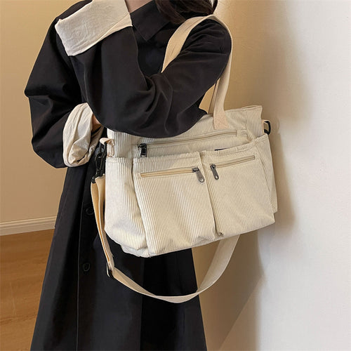 Durable shoulder bag with multiple compartments Bowlift