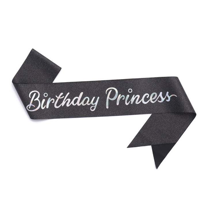 Women's Glittering Birthday Sash Bowlift