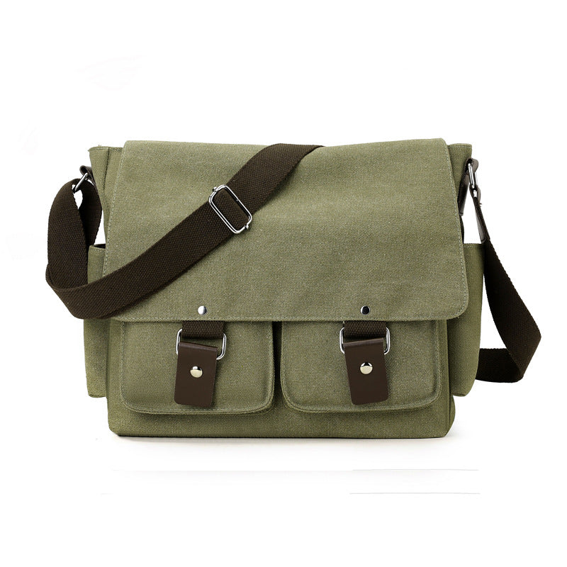 Classic Canvas Messenger Bag Bowlift