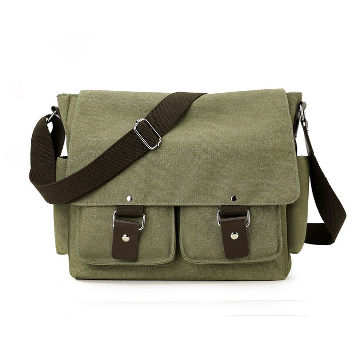 Classic Canvas Messenger Bag Bowlift