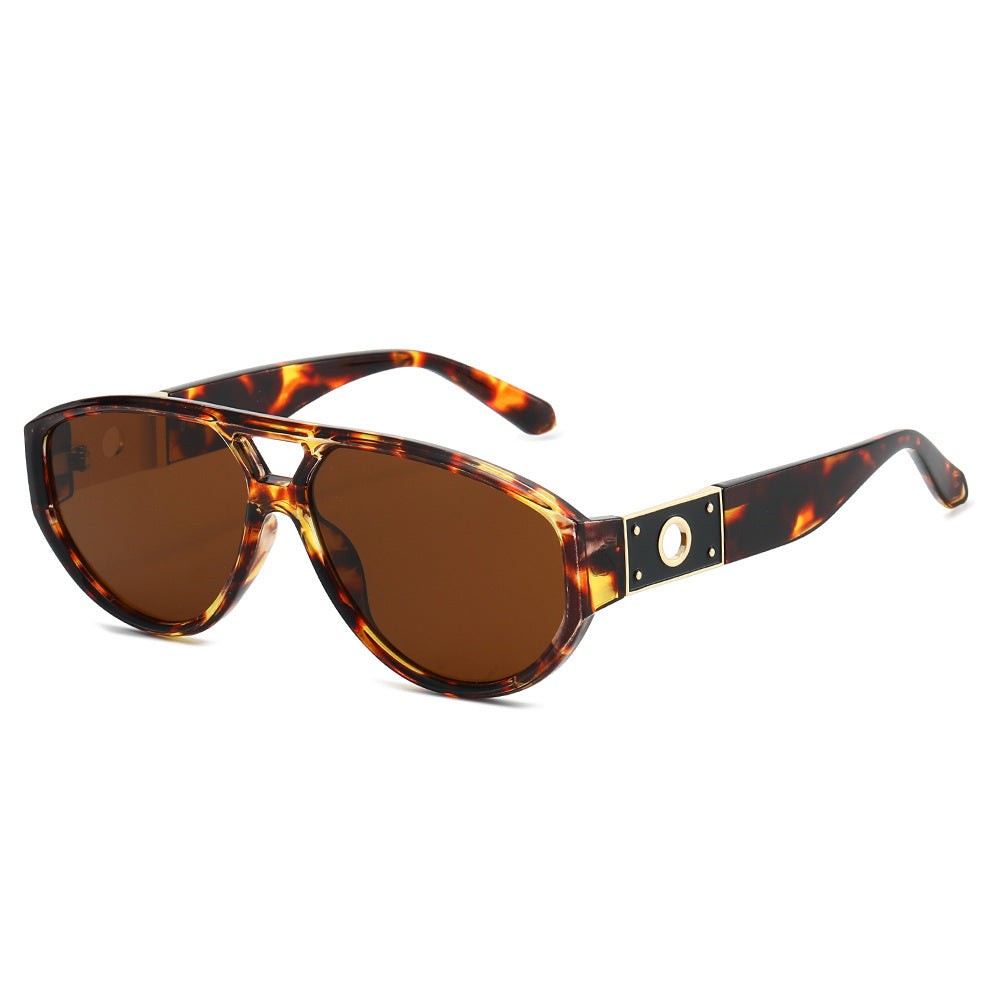 Vintage-Inspired Geometric Sunglasses Bowlift