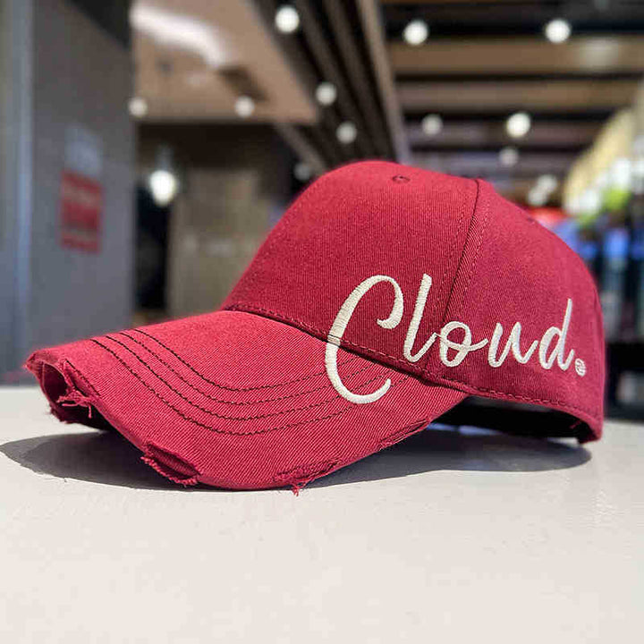 Women's Distressed Casual Cotton Baseball Cap Bowlift