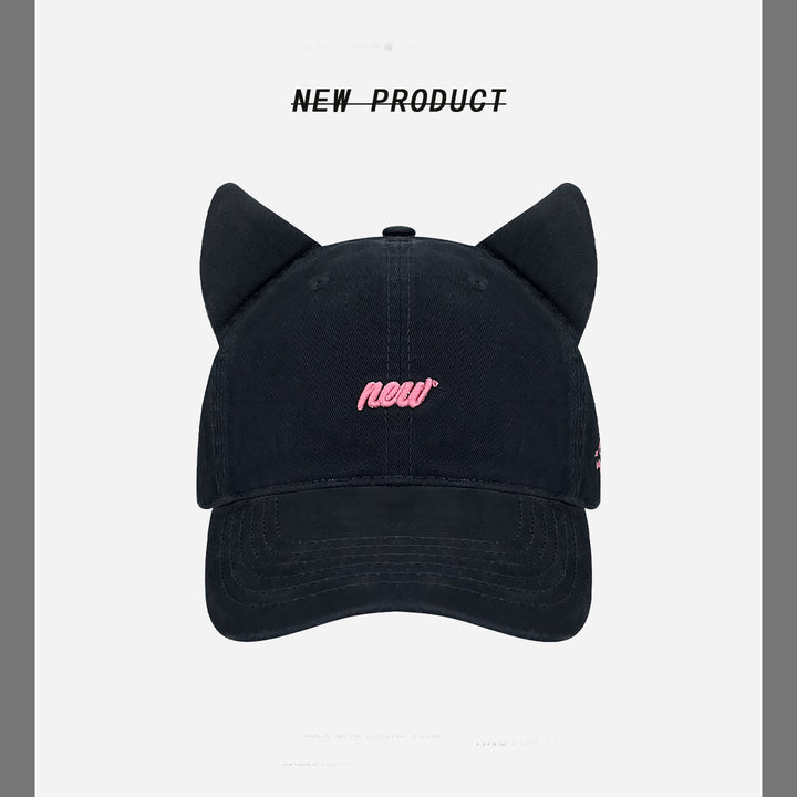 Playful Cat Ear Baseball Cap