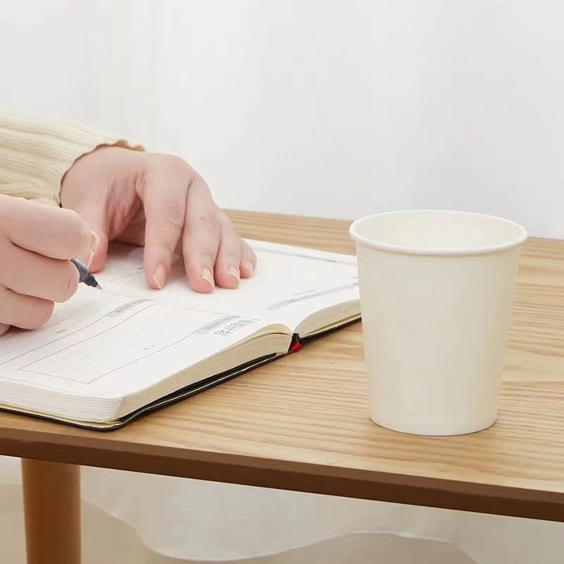 Biodegradable single-wall disposable paper cups for hot and cold drinks Bowlift