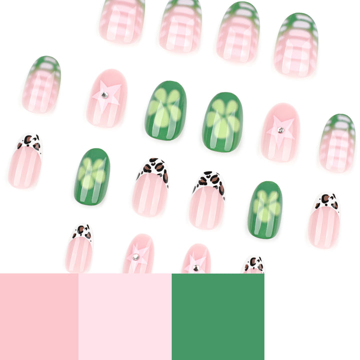 Artificial nail art with floral accents Bowlift