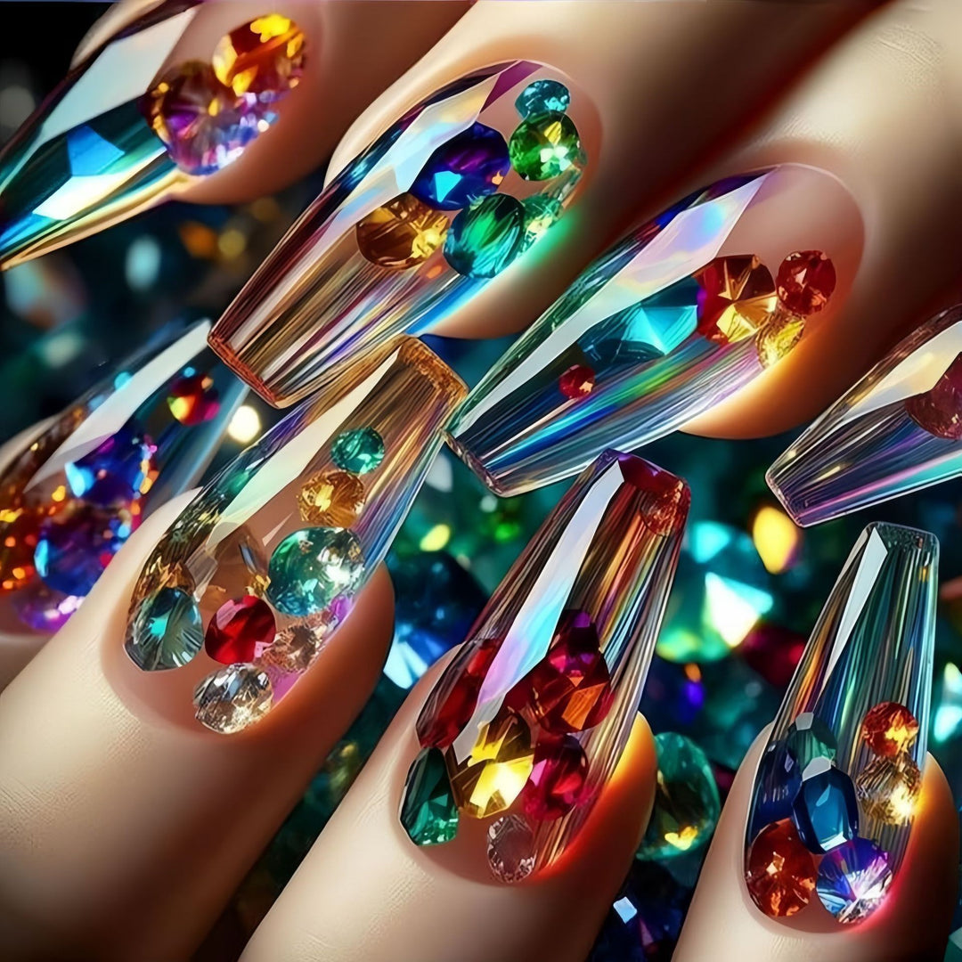 Artistic nail decorations with 3D designs Bowlift