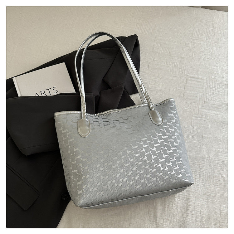 Elegant Textured Tote Bag Bowlift