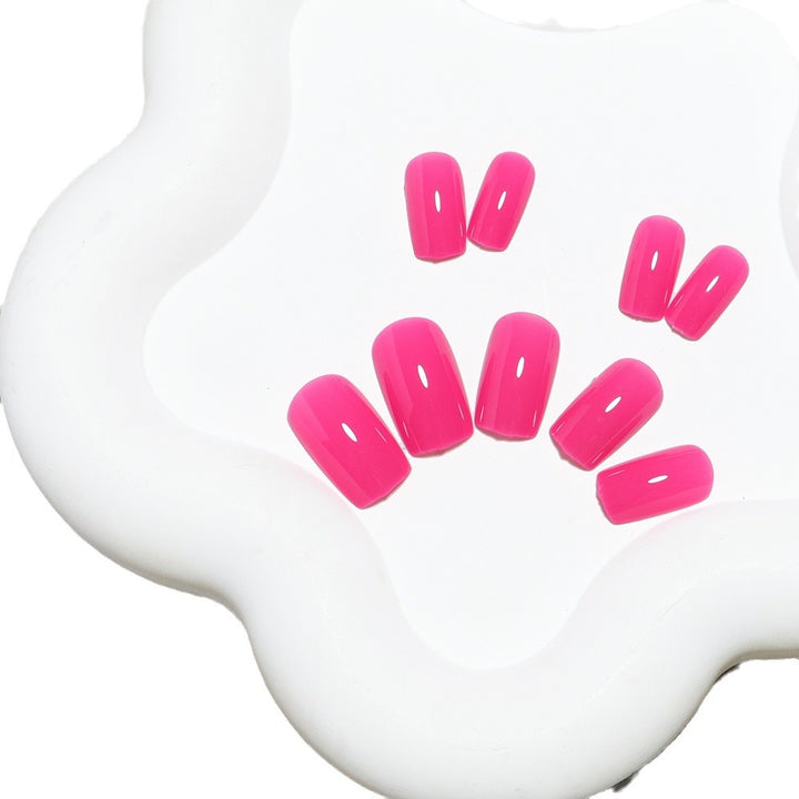 Glossy Sculpted Press-On Nail Set Bowlift