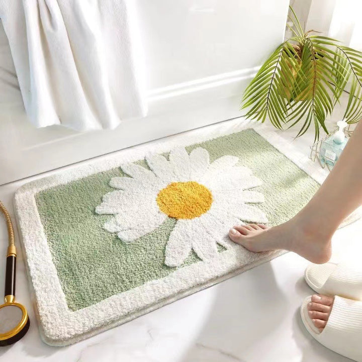 Playful Cat-Themed Bath Mat