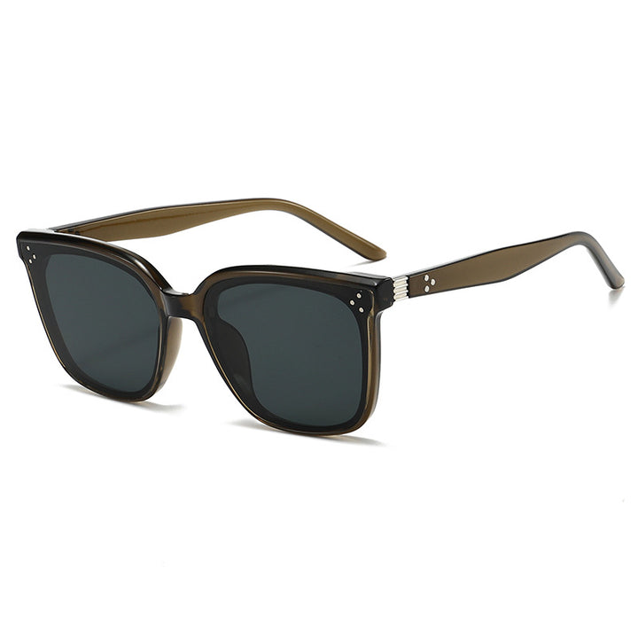 Bold Retro Square Frame Sunglasses