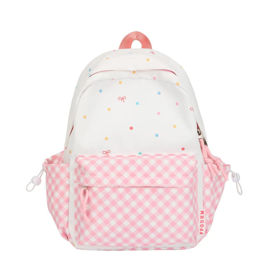 Cute Polka Dot Design Backpack Bowlift
