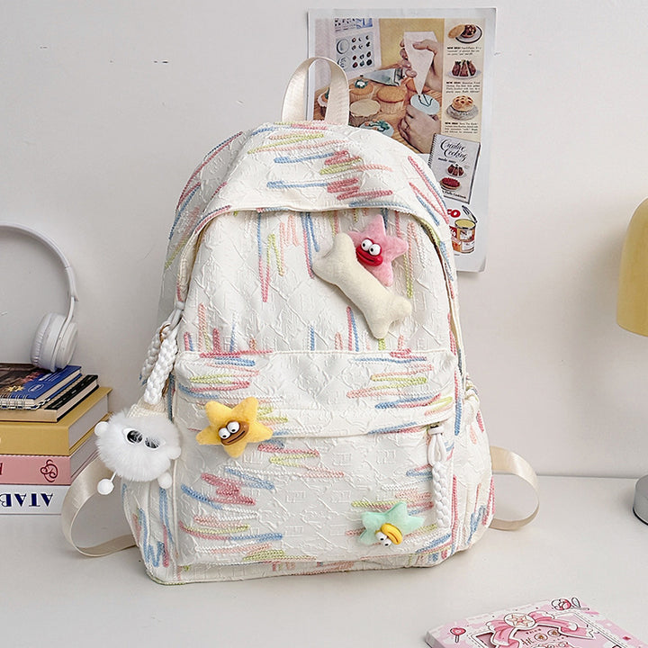Abstract Patterned Backpack Bowlift