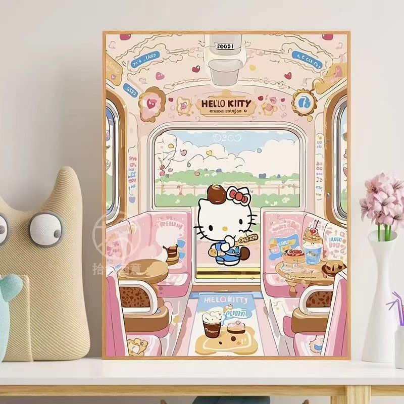 Hello Kitty-Themed Whimsical Wall Art Bowlift