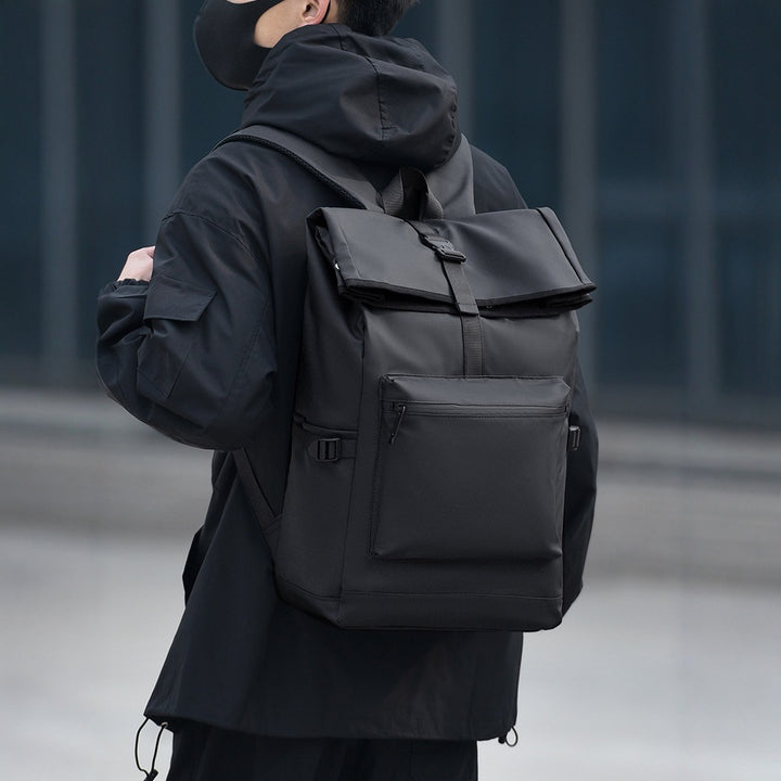 Waterproof Roll-Top Urban Backpack Bowlift