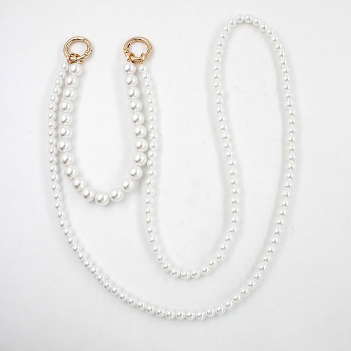 Stylish Pearl and Chain Necklace Bowlift