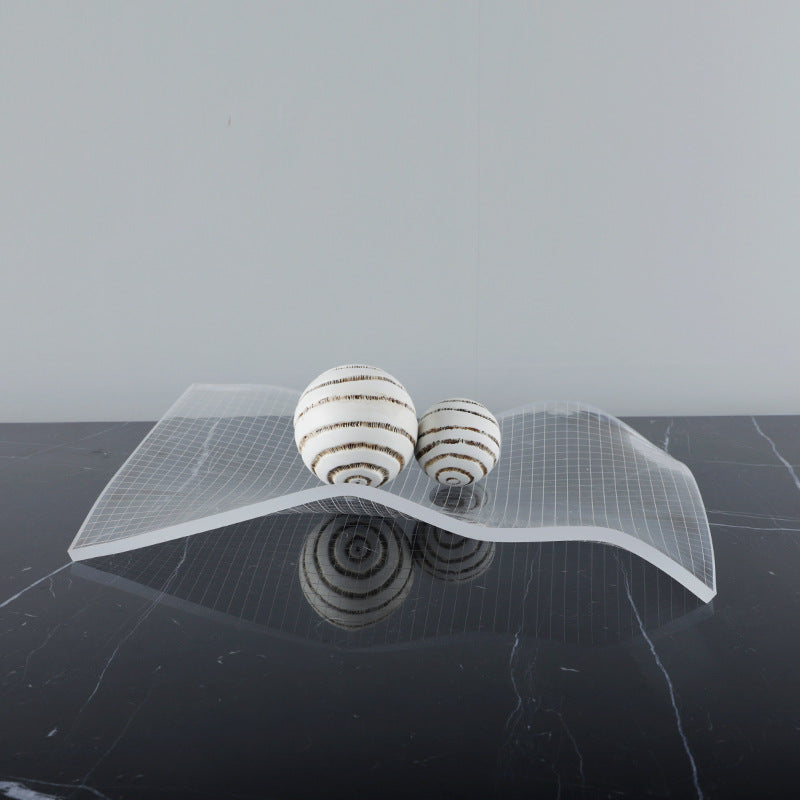 Modern Decorative Wave Sculpture