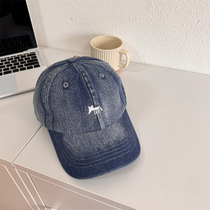 Men's Casual Graphic Denim Baseball Cap Bowlift