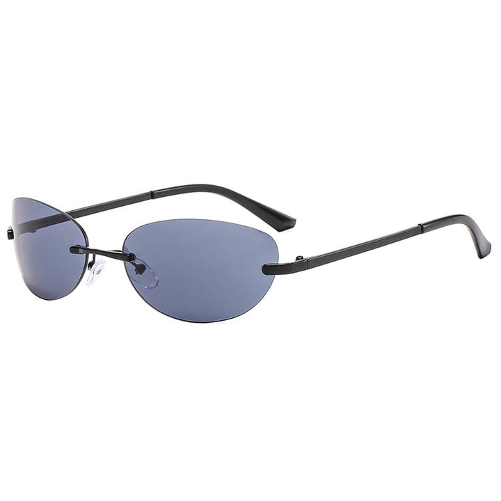 Ladies fashionable sunglasses in elegant half frame-B design Bowlift