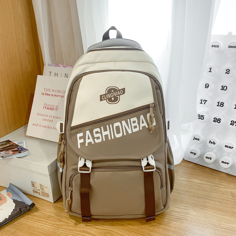 Fashionable Multi-Compartment Backpack