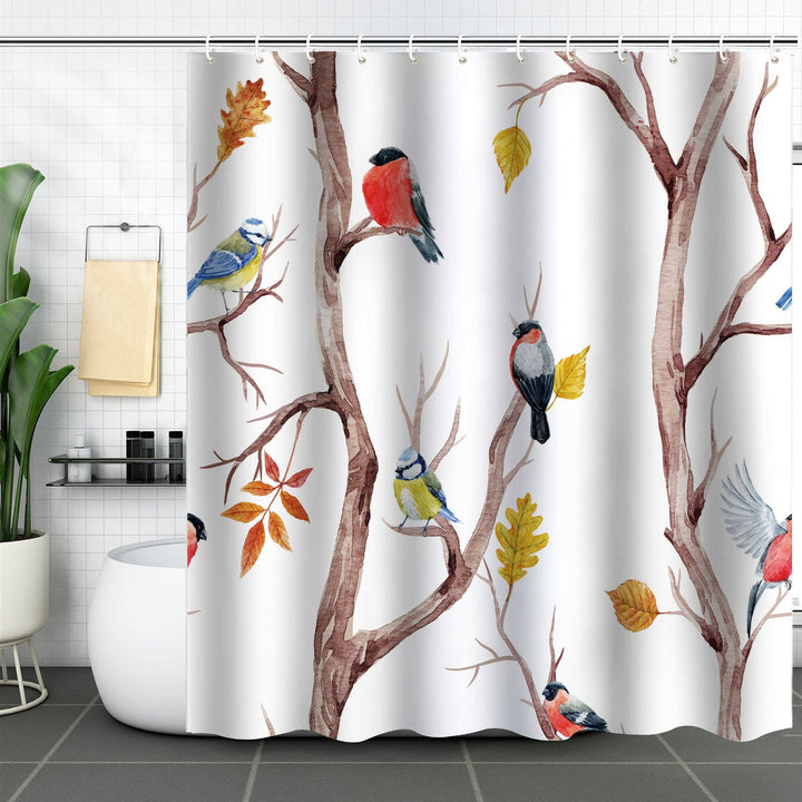 Nature-Inspired Shower Curtain Bowlift