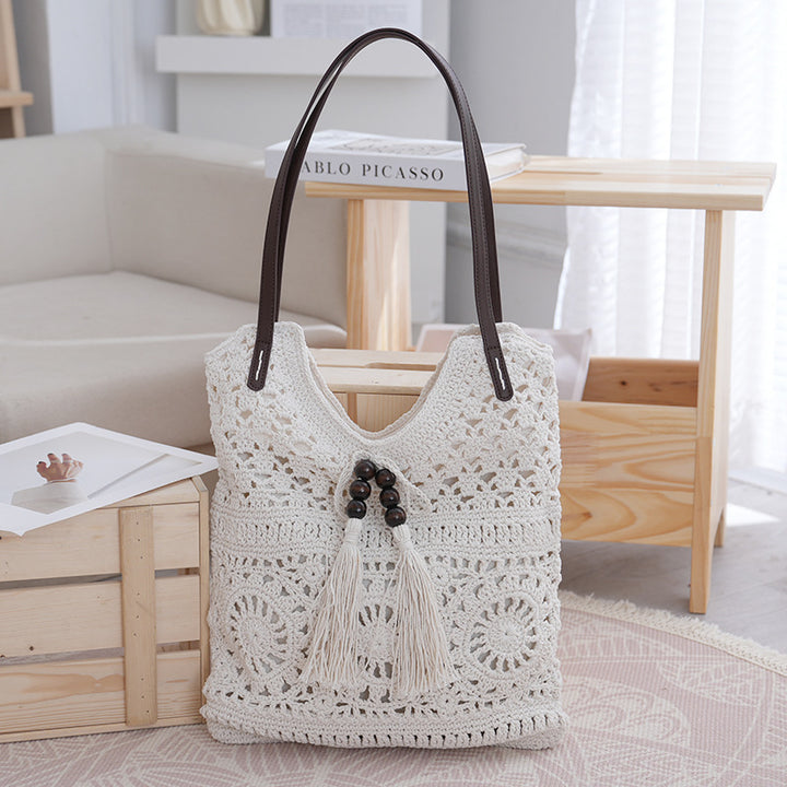 Handcrafted Macrame Shoulder Bag Bowlift