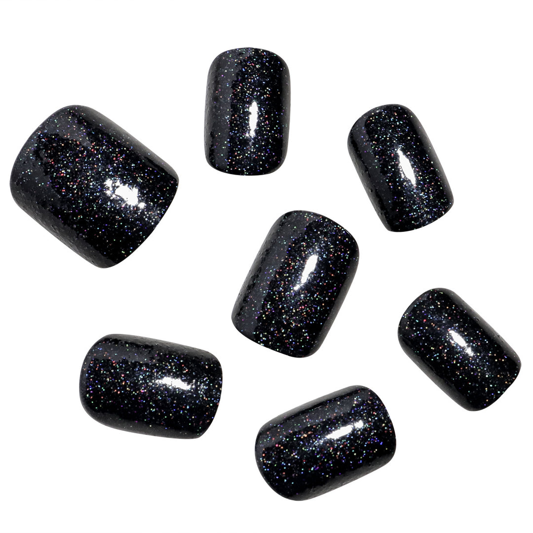 Glamorous Glitter-Infused Press-On Nail Set Bowlift