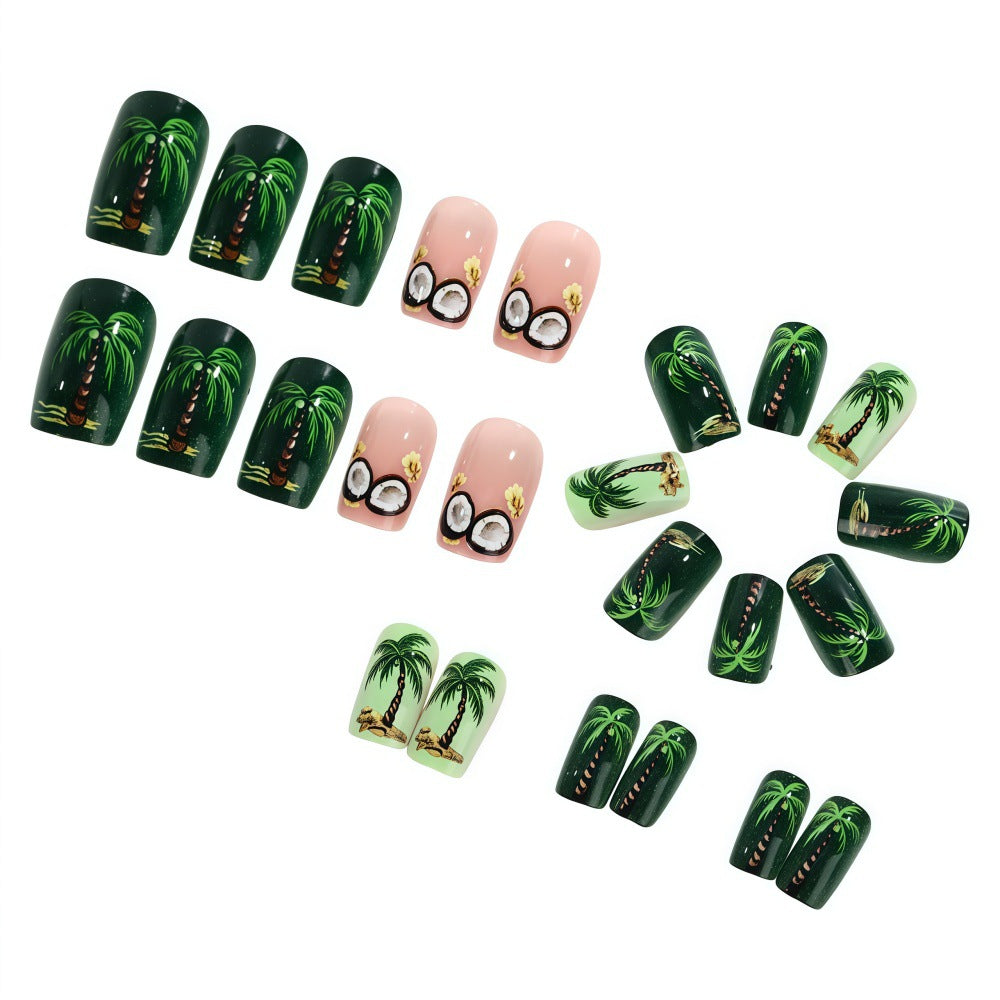 Tropical Style Artificial Nails Bowlift