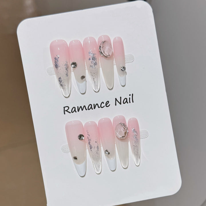 Elegant Press-On Nails Bowlift
