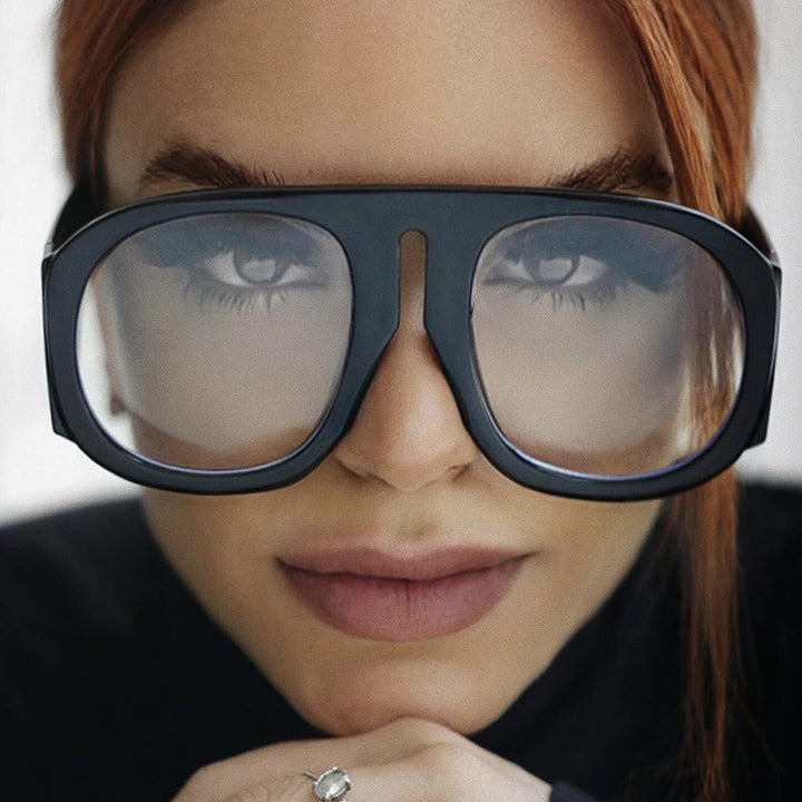 Women's oversized sunglasses with wide frame and high UV protection Bowlift