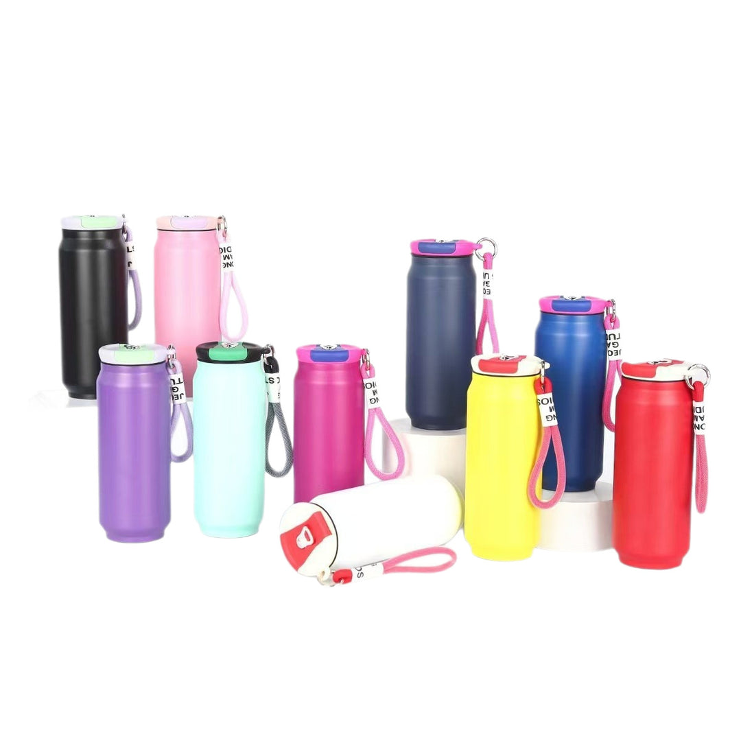 Women insulated water bottle with practical carry handle Bowlift