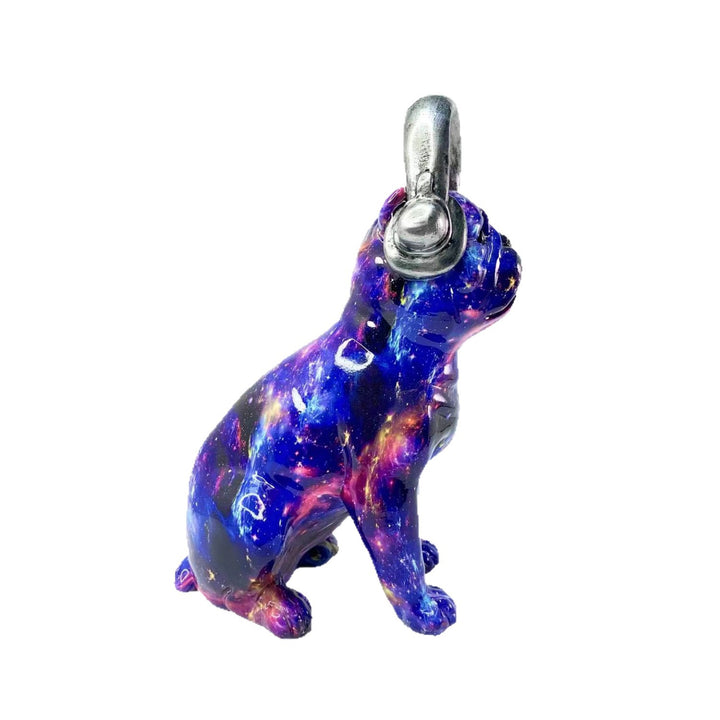 Colorful decorative figure of a dog in modern design Bowlift