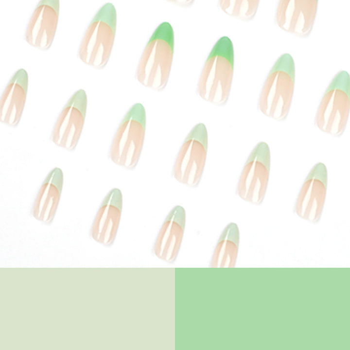 Artful nail extensions with trendy ombre color Bowlift
