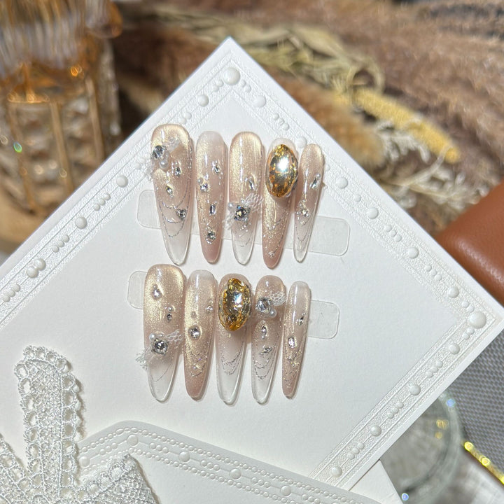 Luxury Decorative Nail Art Bowlift