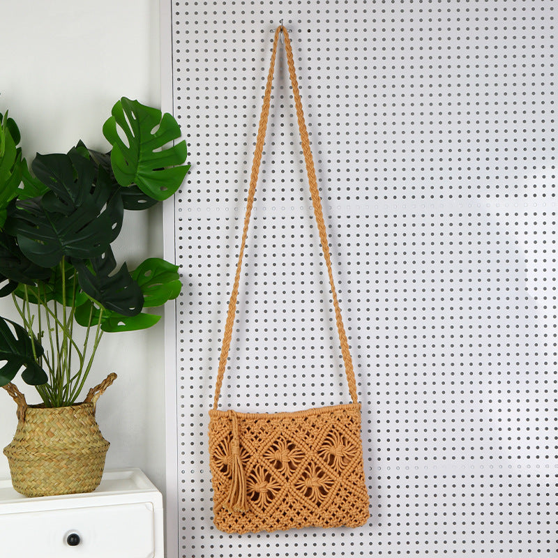 Handmade Macrame Shoulder Bag Bowlift
