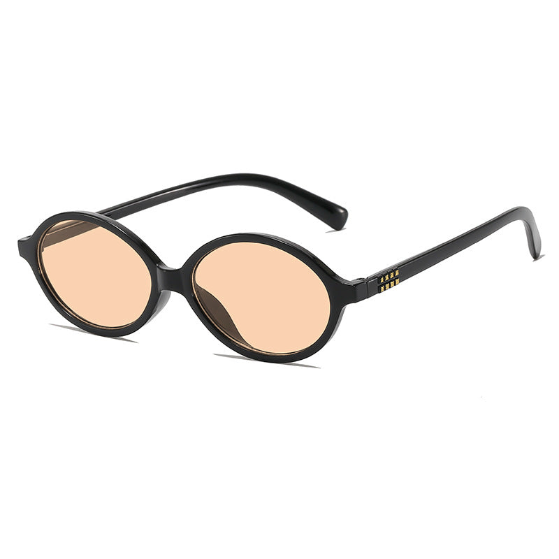 Vintage Oval Frame Sunglasses Bowlift