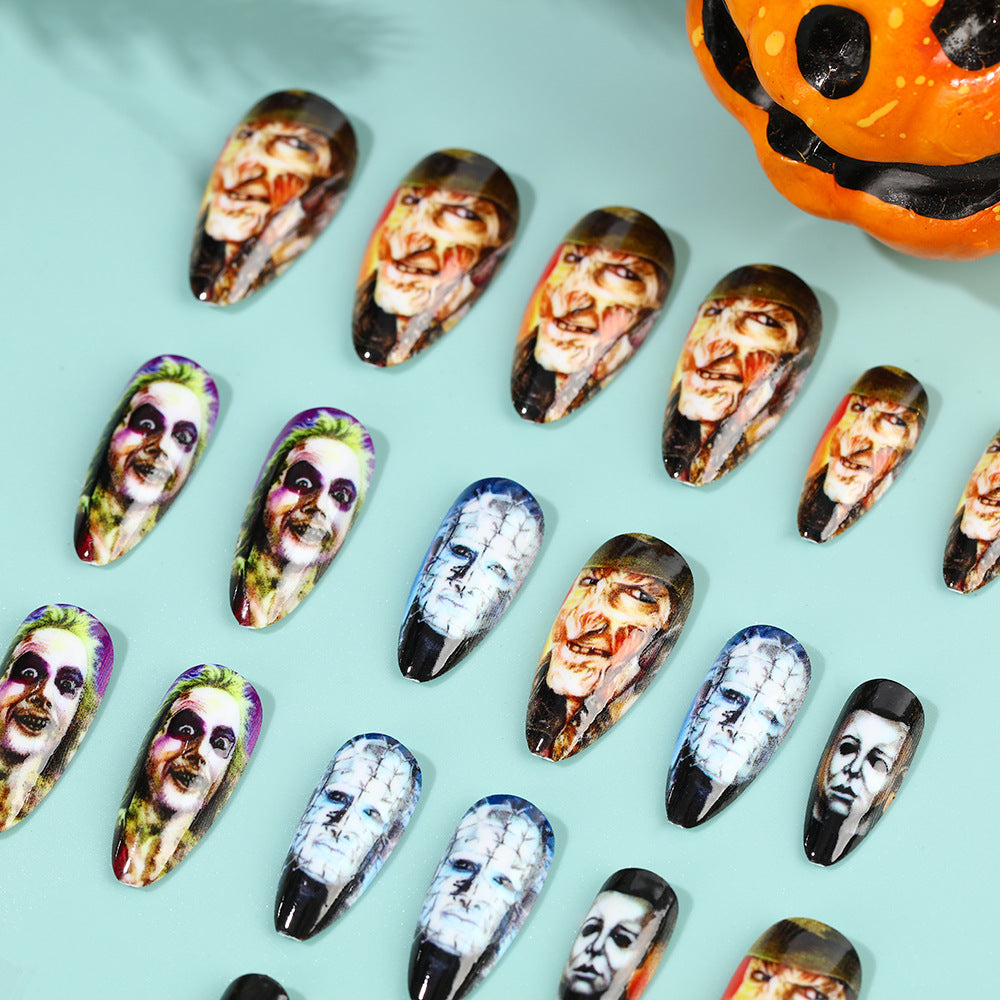 Creative Halloween Art Nails Set Bowlift