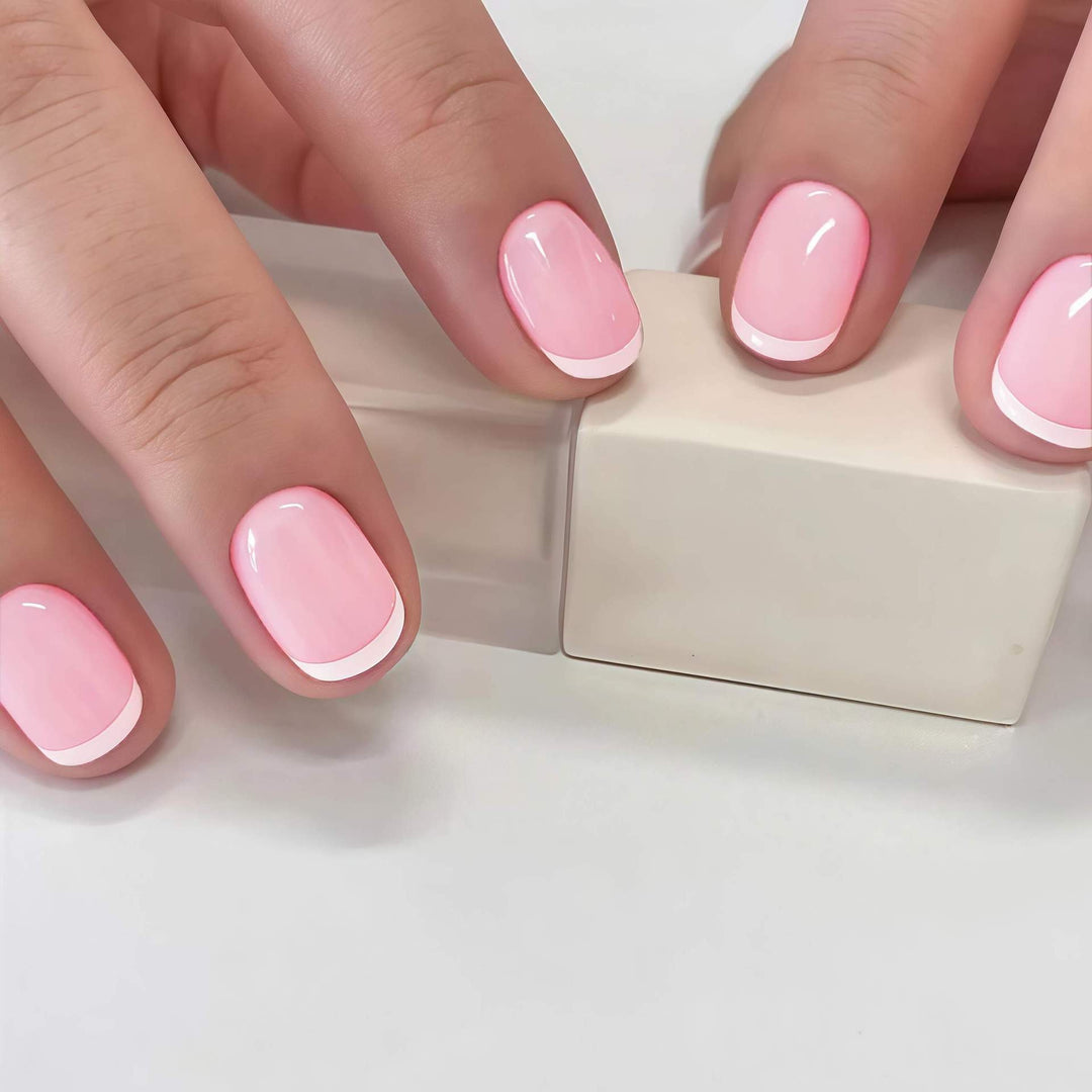 Professional French Tip Nail Set Bowlift