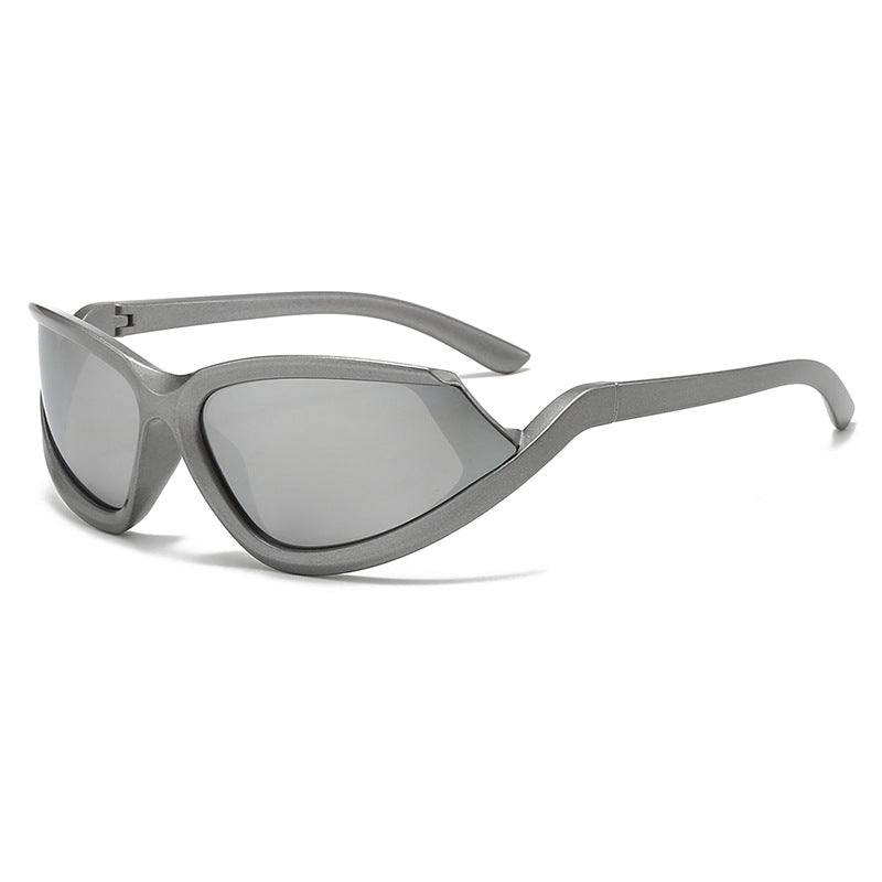 Women futuristic sunglasses with aerodynamic design Bowlift