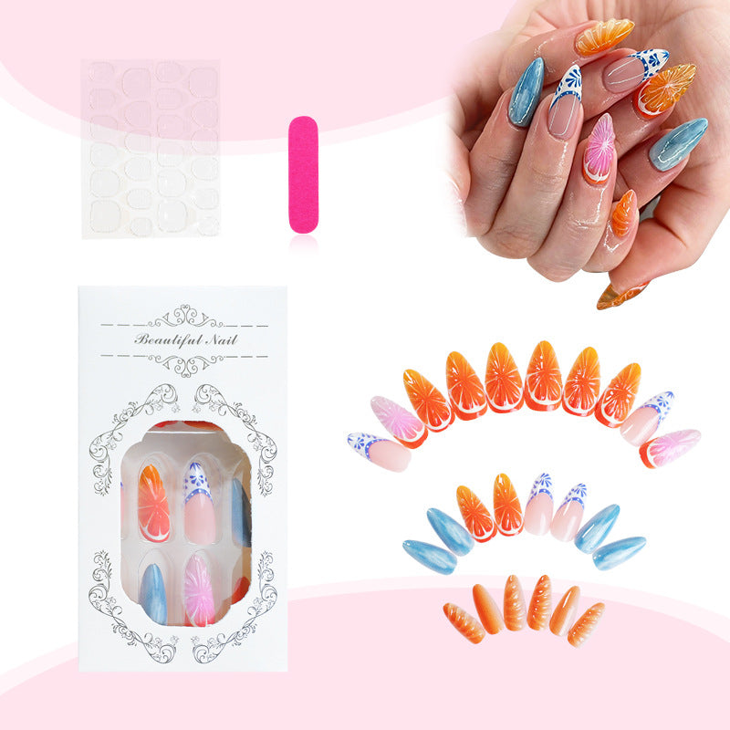 Creative nail set in cheerful fruit design Bowlift