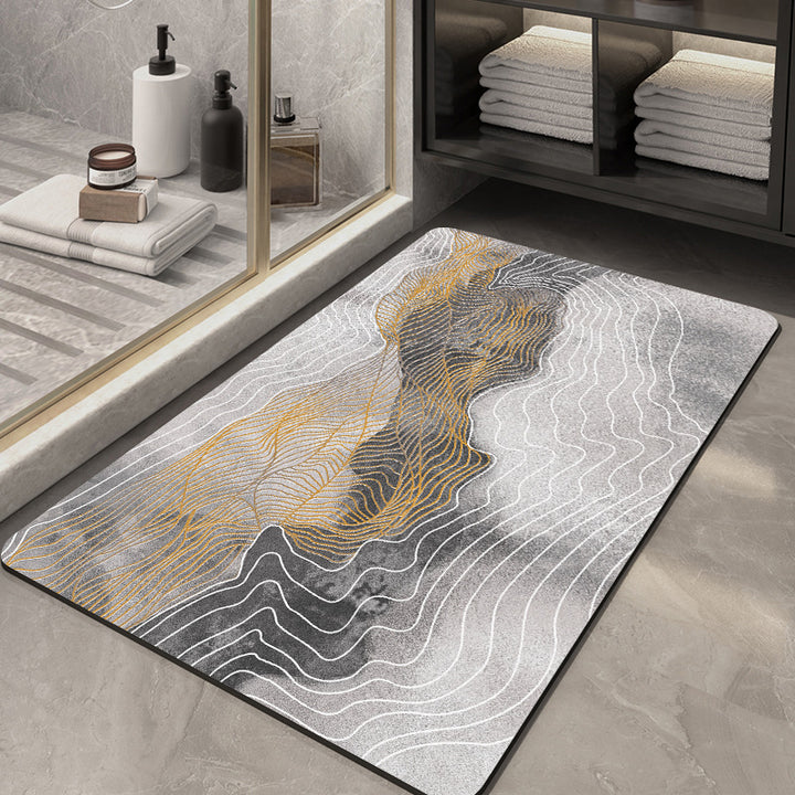 Luxurious Textured Bath Mat Bowlift